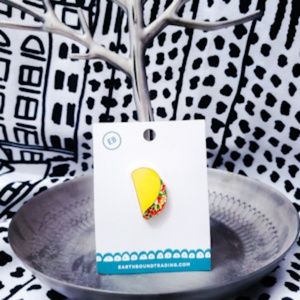 Taco lapel pin